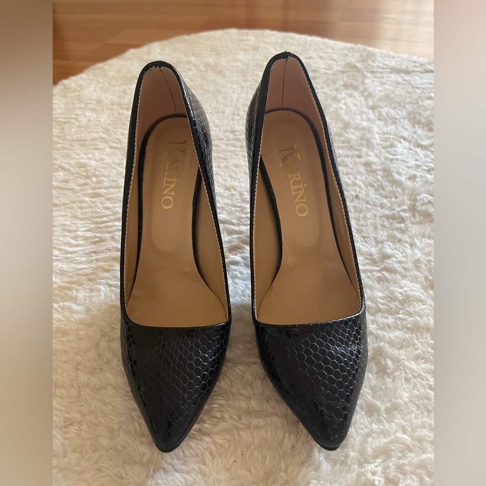 Black heels.